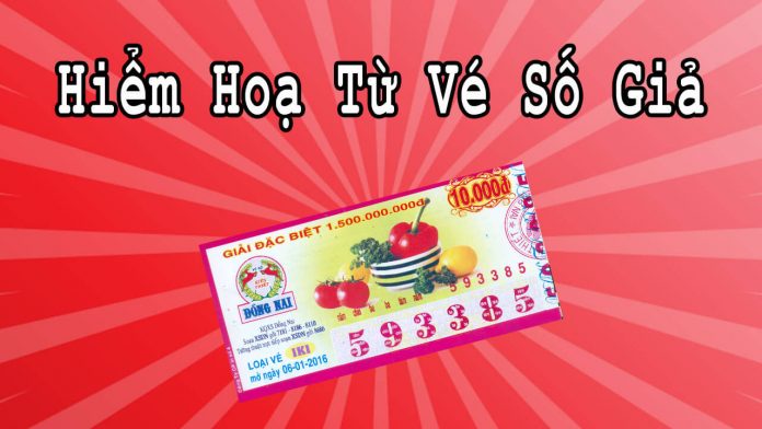 Vé số giả