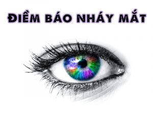 điềm báo nháy mắt