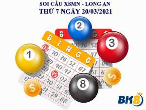 Soi cầu XSMN đài Long An thứ 7 ngày 20/03/2021